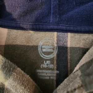 Hooded flannel